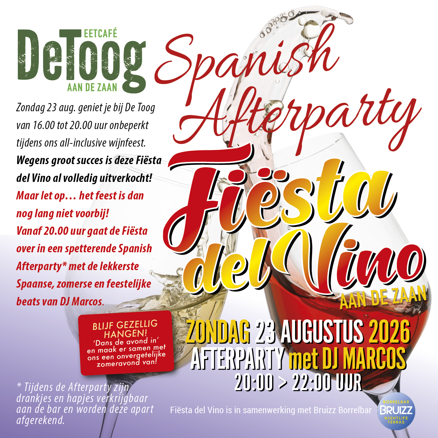 Toog Fiesta del Vino 2026 Afterparty
